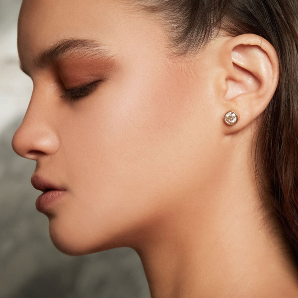 Maria Jose Jewelry Champagne Diamond Earrings Pair