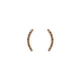 Maria Jose Jewelry Champagne Diamond String Earrings