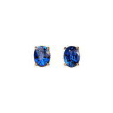 Maria Jose Jewelry Oval Ceylon Sapphire Studs