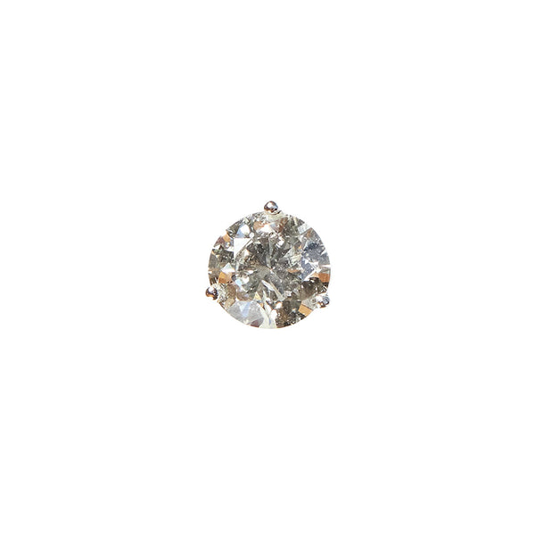 Maria Jose Jewelry 2.03 Carat White Diamond Stud Earrings Pair