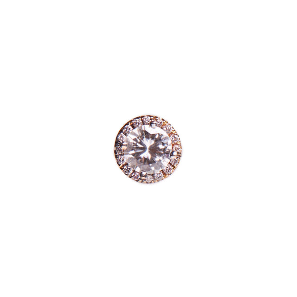 Maria Jose Jewelry White Diamond Stud Earrings