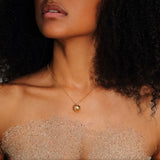 Maria Jose Jewelry Diamond Large Clarity Charm Necklace worn by model