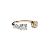 Maria Jose Jewelry Diamond Open Ring side view