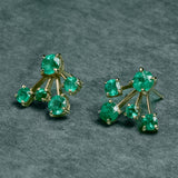 Emerald Constellation Earrings