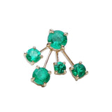 Maria Jose Jewelry Emerald Constellation Earrings image of left earring