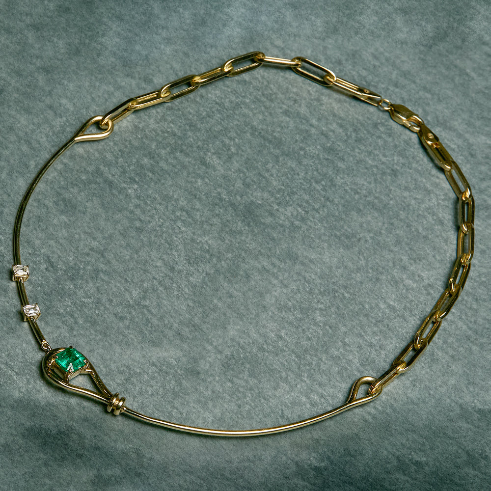 Sport Emerald Choker