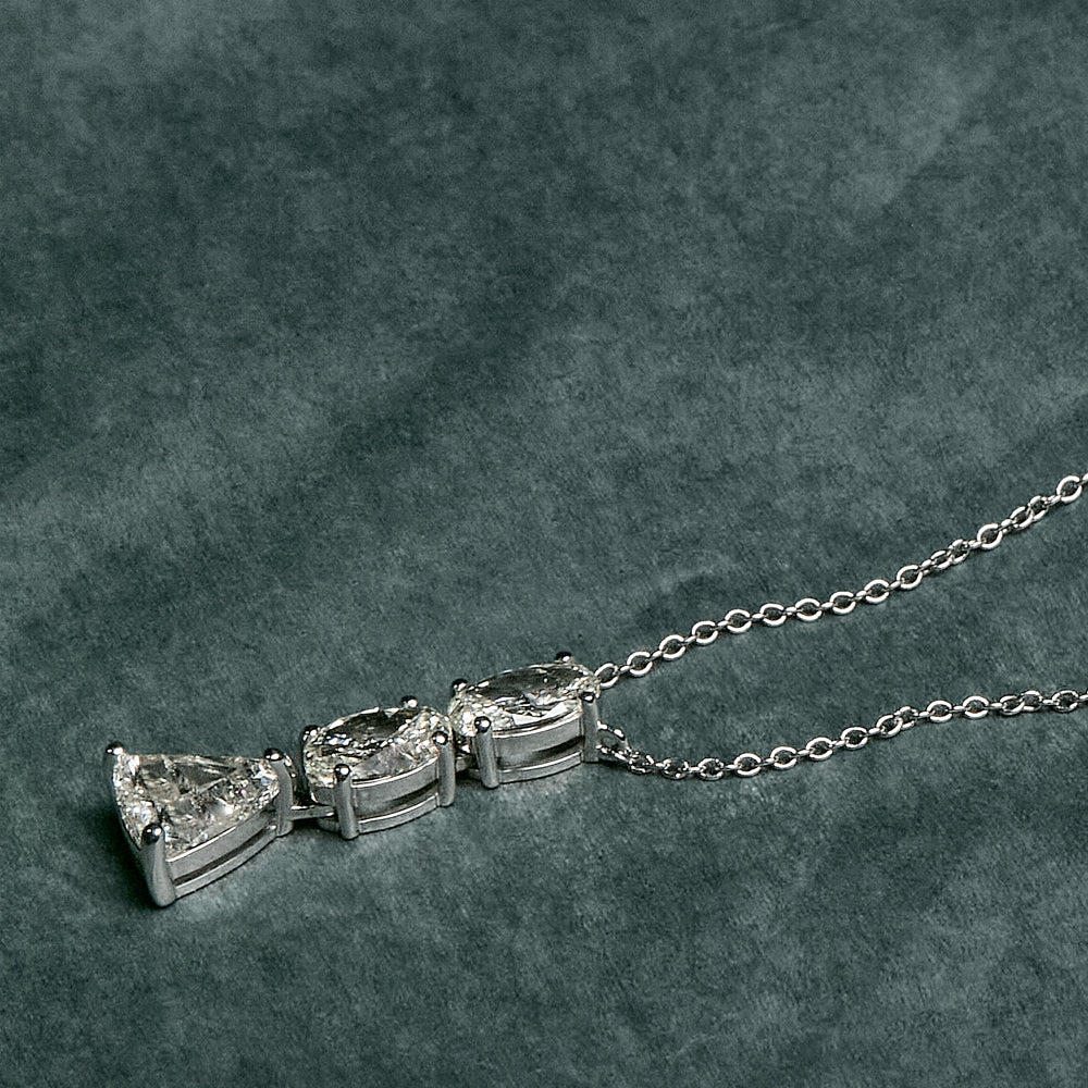 Triad Diamond Necklace