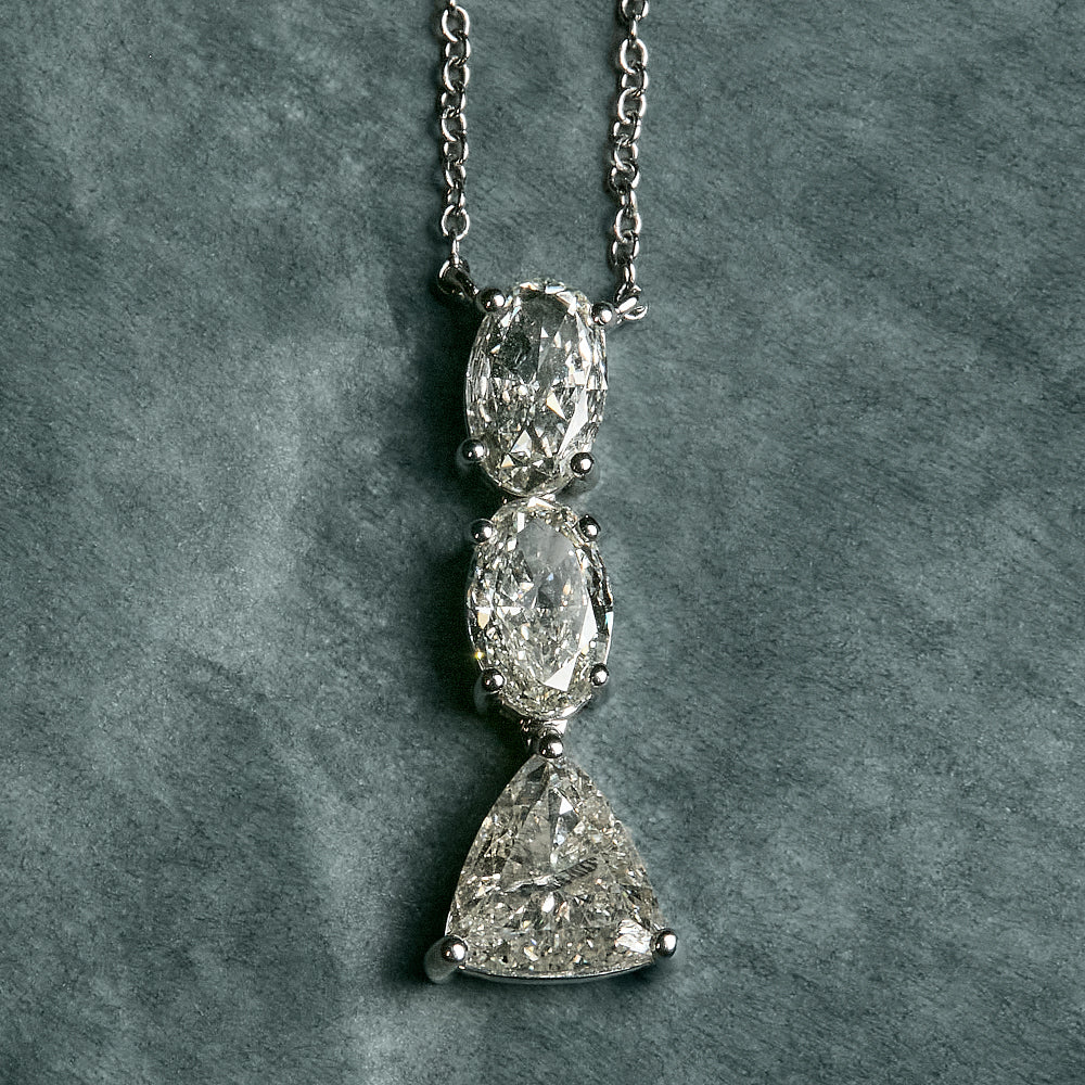 Triad Diamond Necklace