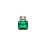 Maria Jose Jewelry 18kt Gold, Emerald, and Diamond Earrings Single Stud