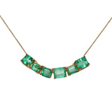 Maria Jose Jewelry 18kt Yellow Gold and Emerald Necklace