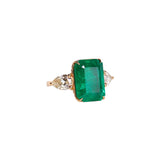 Maria José Jewelry African Emerald Ring right side view