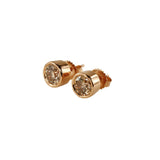 Maria Jose Jewelry Champagne Diamond Earrings Side View