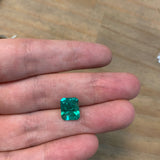 Maria Jose Jewelry Emerald Solitaire Ring Emerald in Hand