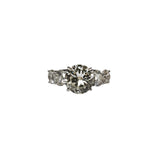 Maria Jose Jewelry Five Diamond Ring Front Angle