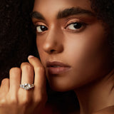 Maria Jose Jewelry Five Diamond Ring on Model