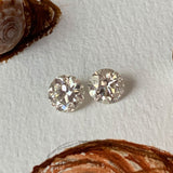 Maria Jose Jewelry Old Mine Diamond Stud Earrings Detail