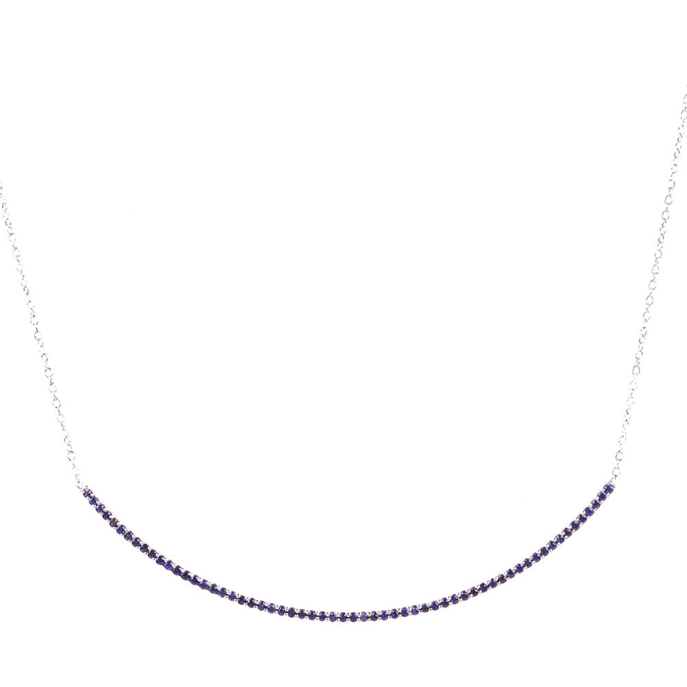 Maria Jose Jewelry Sapphire Diamond String Necklace