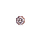 Maria Jose Jewelry White Diamond Stud Earring